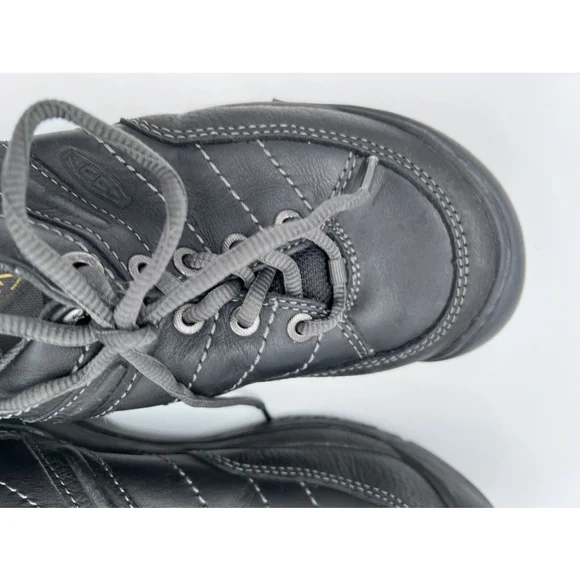 Keen Presidio Shoes Women sz 6.5 Black Leather Comfort Walking Trail Active NWOT - Picture 3 of 8